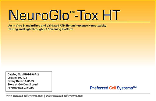 NeuroGlo™-Tox HT: A standardized and validated ATP bioluminescence neurotoxicity testing and screening platform